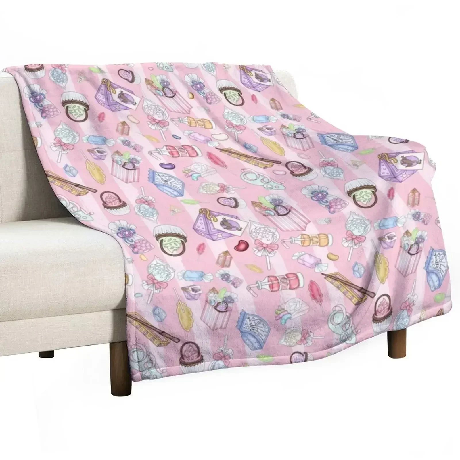 Honeydukes Wizarding Sweet Shop Throw Blanket Softest for winter Luxury Brand For Decorative Sofa Sofa Moving Blankets