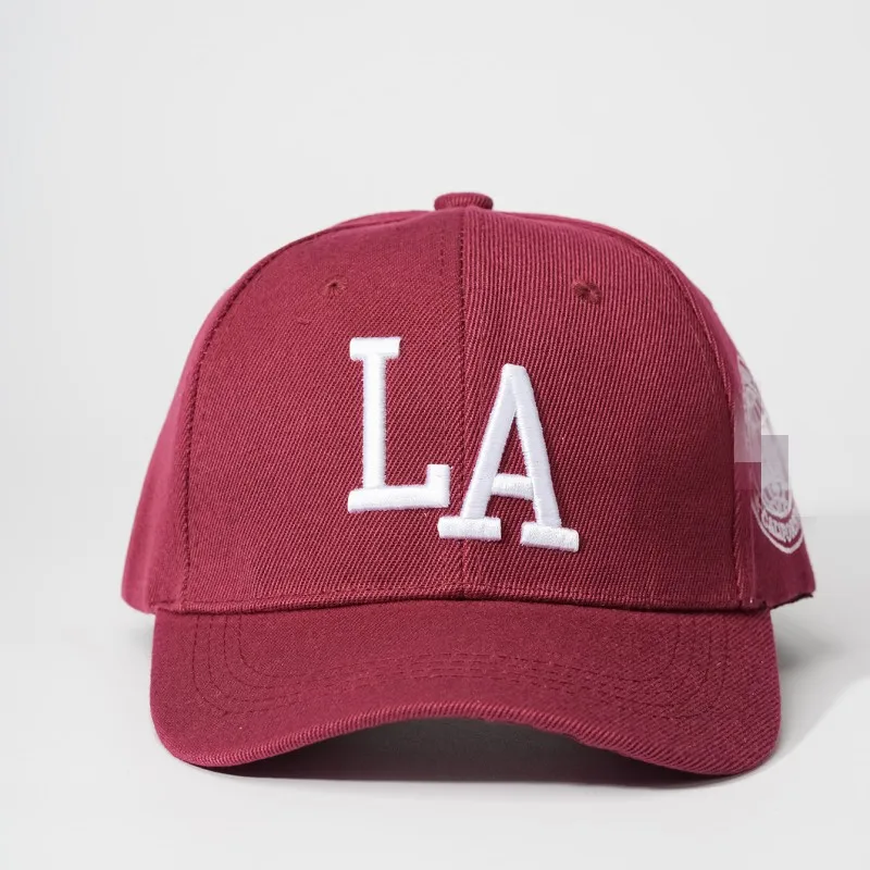 LA Letter Baseball Cap - American Streetwear Unisex Snapback Hip Hop Minimalist Outdoor Sun Hat Adjustable Trendy Fashion