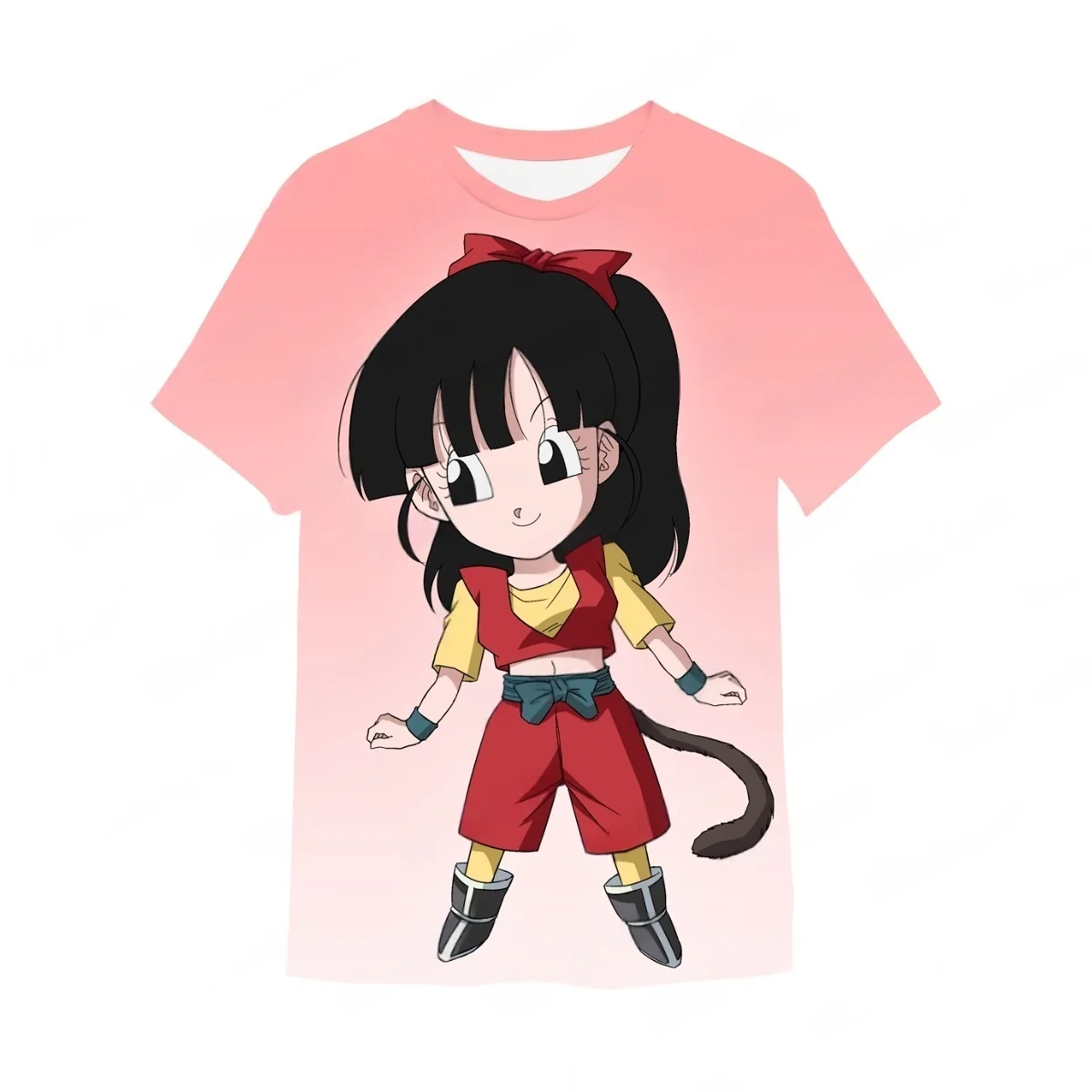 

New Football Jerseys Japanese Anime Bandai Dragon Ball Goku Saiyan T-shirt Sporty Street Loose for Men and Children