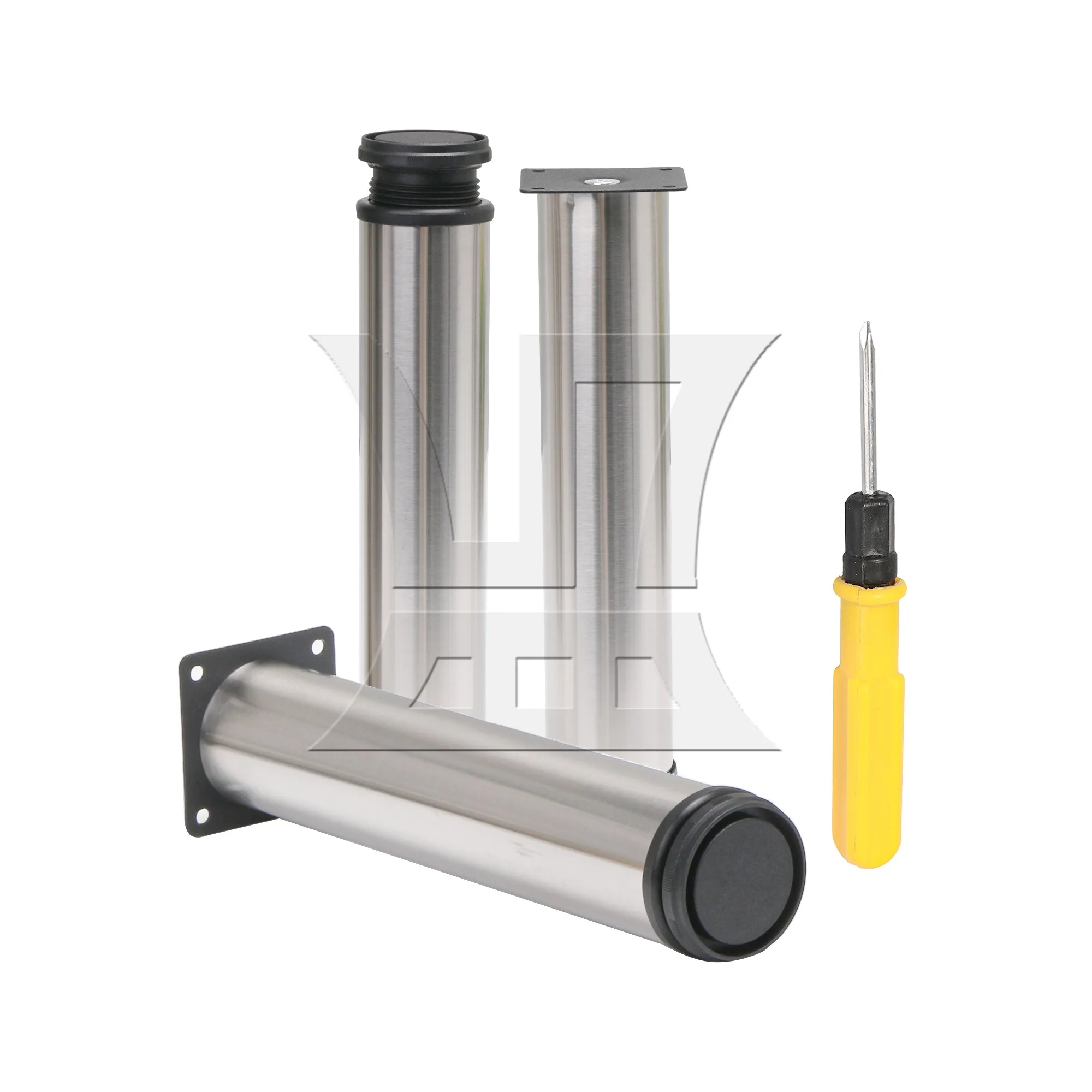 CNBTR 1pc Adjustable Stainless Steel Furniture Feet 50x250mm for Workbenches