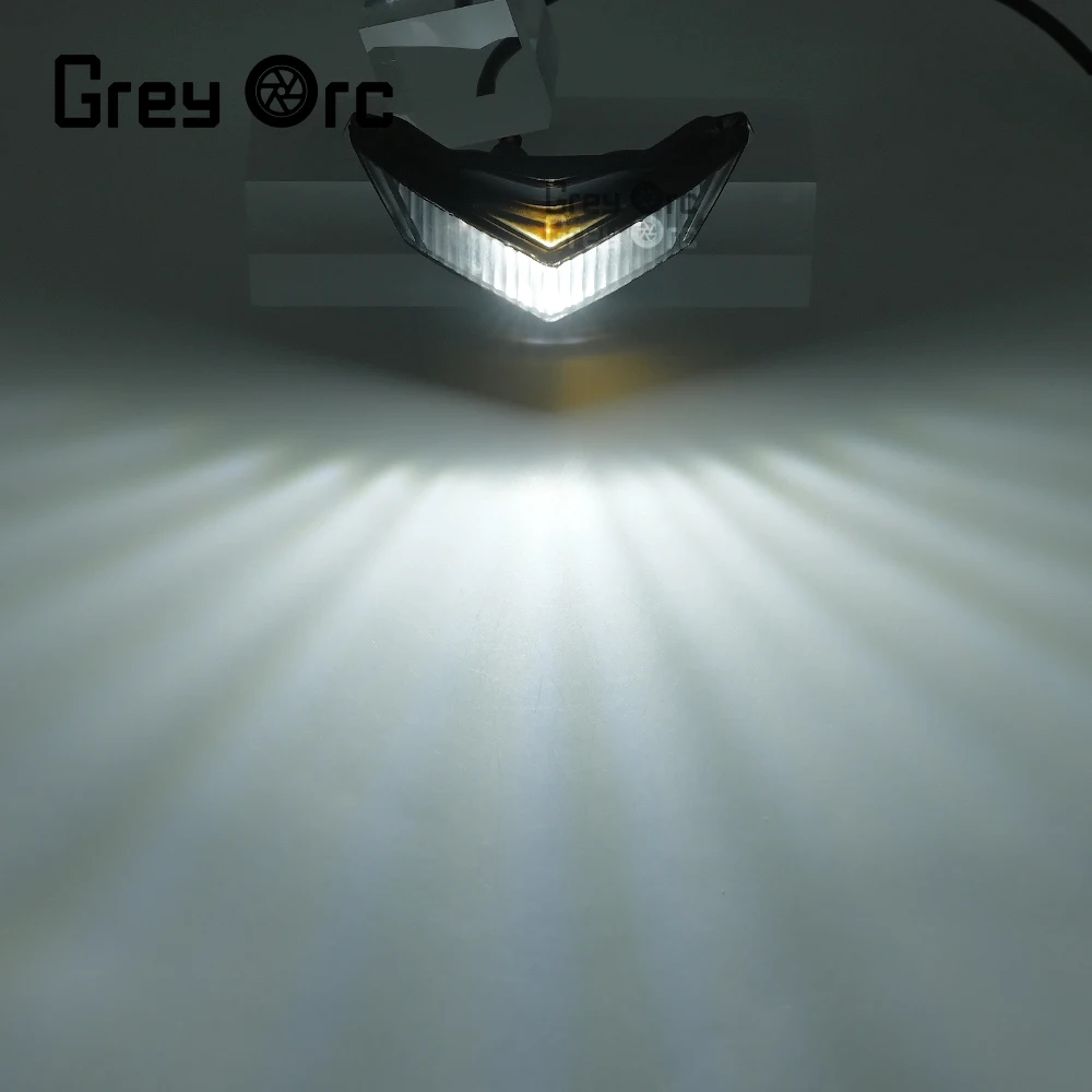 

Передний дневной ходовой огонь для мотоцикла, светодиодная противотуманная фара, центральный габаритный фонарь для Kawasaki Z1000 Z 1000 2014-2019, аксессуары