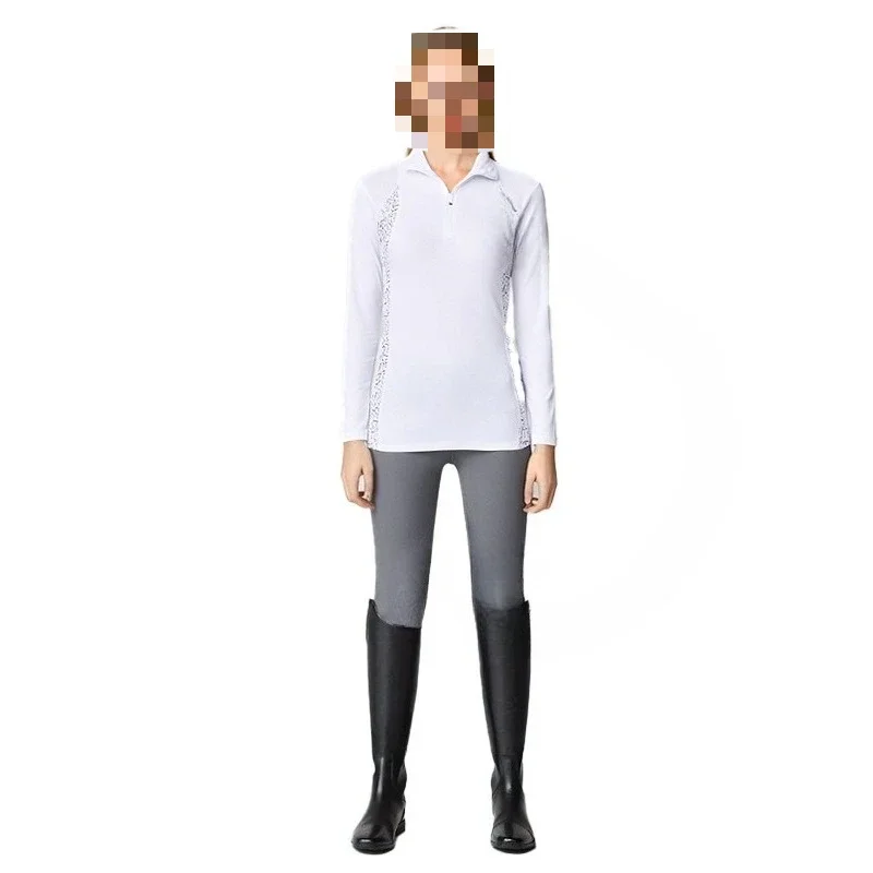 Equestrian pants, semi-silicone riding pants Equestrian pants, knight equipment men's and women's four seasons 8103083