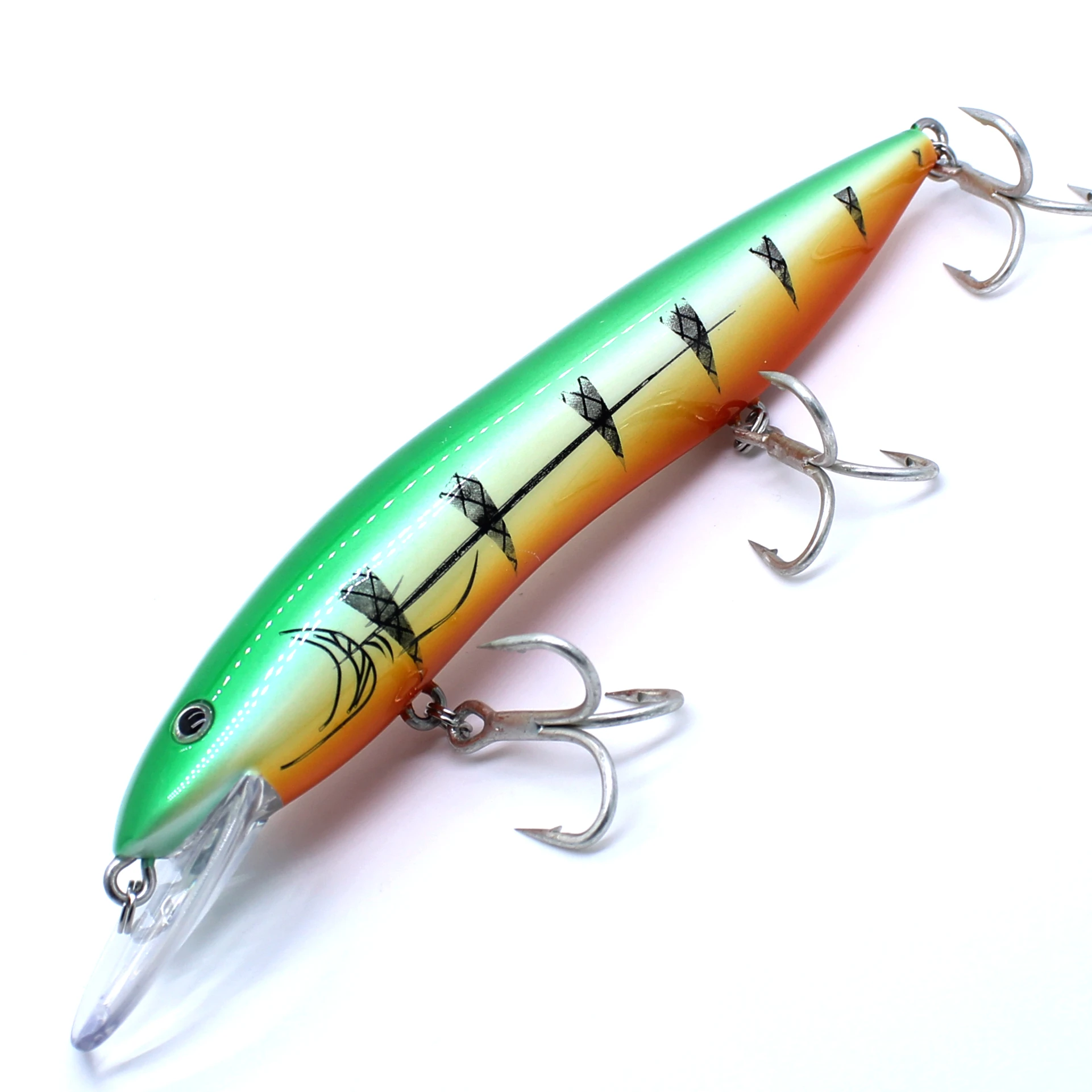 Aoclu-harter Köder für Tiefsee boote, schwimmende Elritze, Jerkbait-Rassel, Stein köder, 4x Drillinge, japanische Qualität, 150mm, 35g, 1 Stk – Detail 14