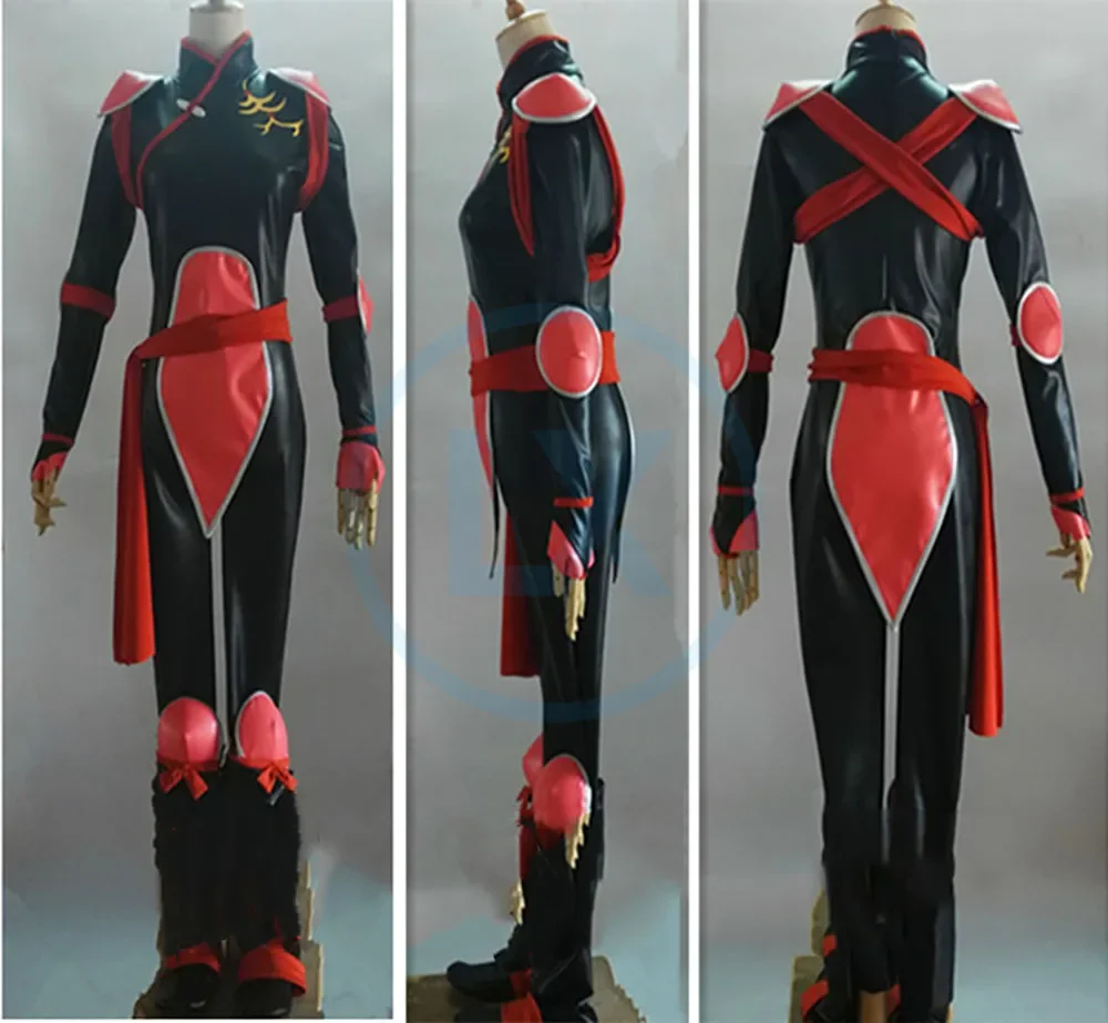 Sango Battle Suit Cosplay Traje para Homens e Mulheres, Macacão Anime, Vestido Halloween, Roupas