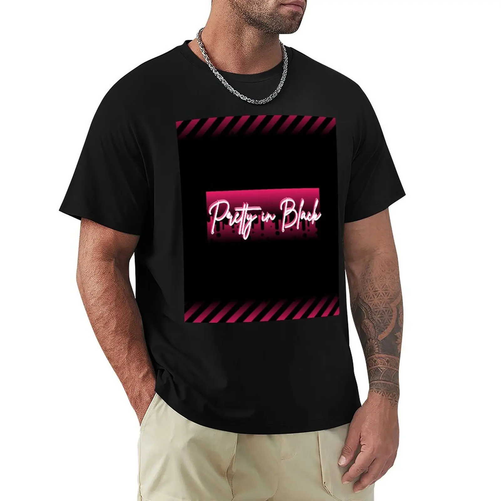 

Pretty in Black T-Shirt quick drying graphic shirts t shirts for men graphic