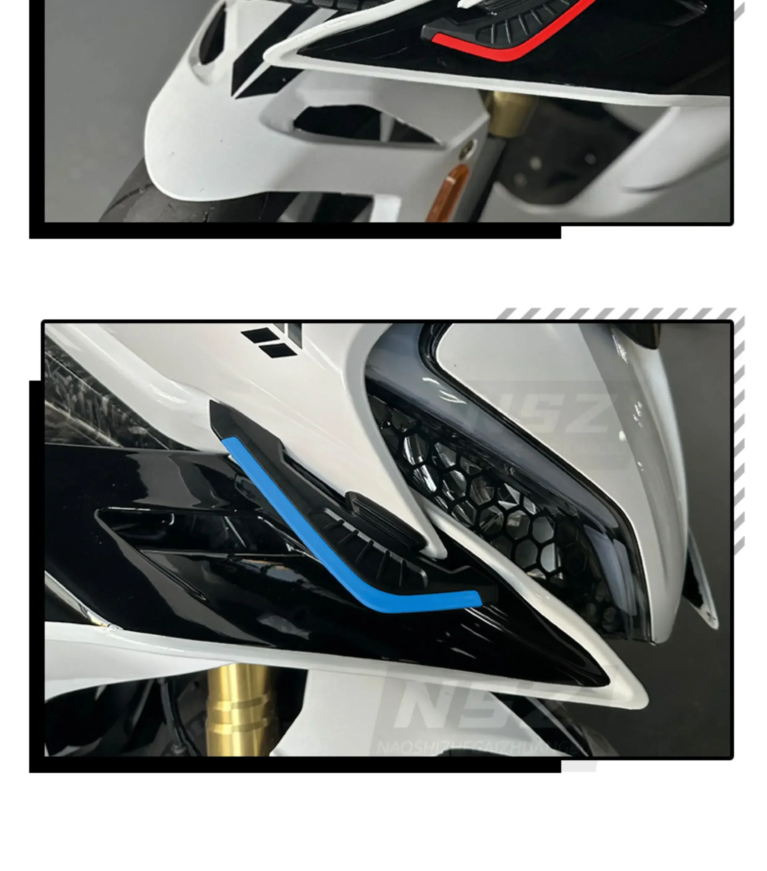 Suitable For CFMOTO 450sr  CF450srs  450ss modified competitive wind knife wind wing decoration motorcycle accessories