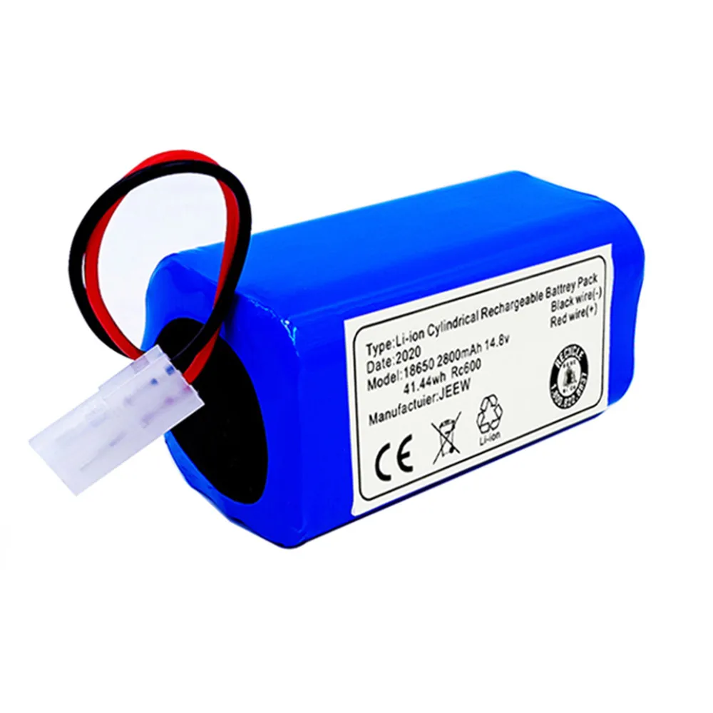 Batterie aste pour Xiaomi Mi Robot Vacuum-Mop, G1, MJSTG1, 2 Lite, MJSTL, 14.8V, 2600mAh, 18650