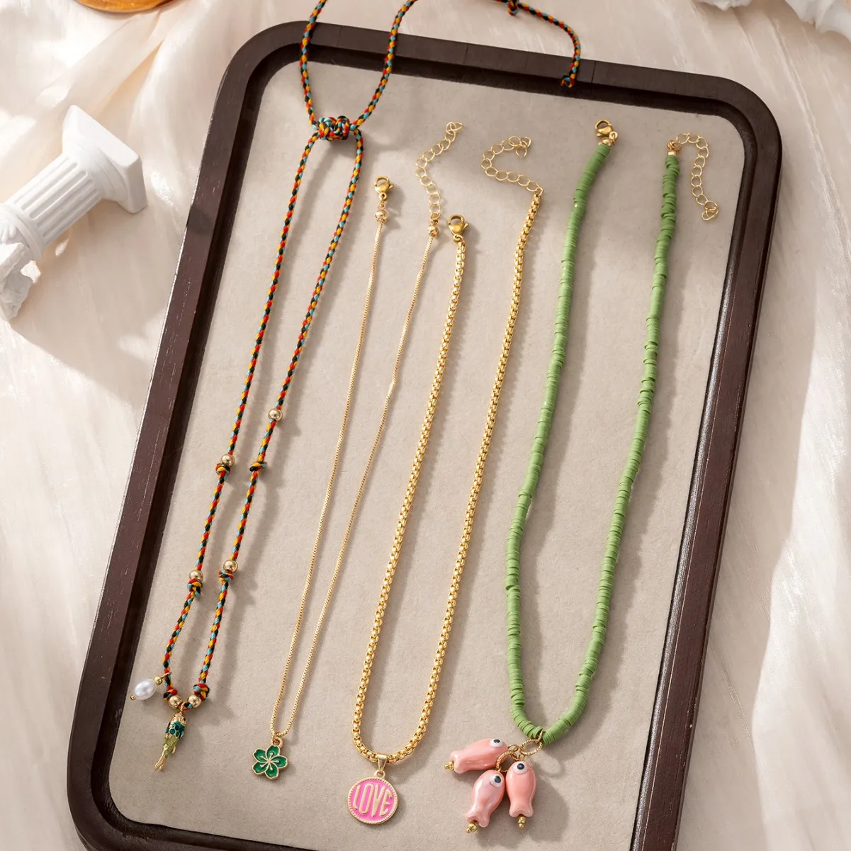 Thumbnail 4 - #61 Latest Layered Necklaces Offers
