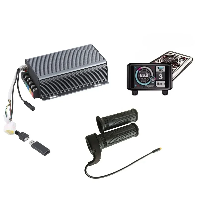 Programmable 96v 120a Sine Wave Controller System Electric Bicycle Brushless Motor
