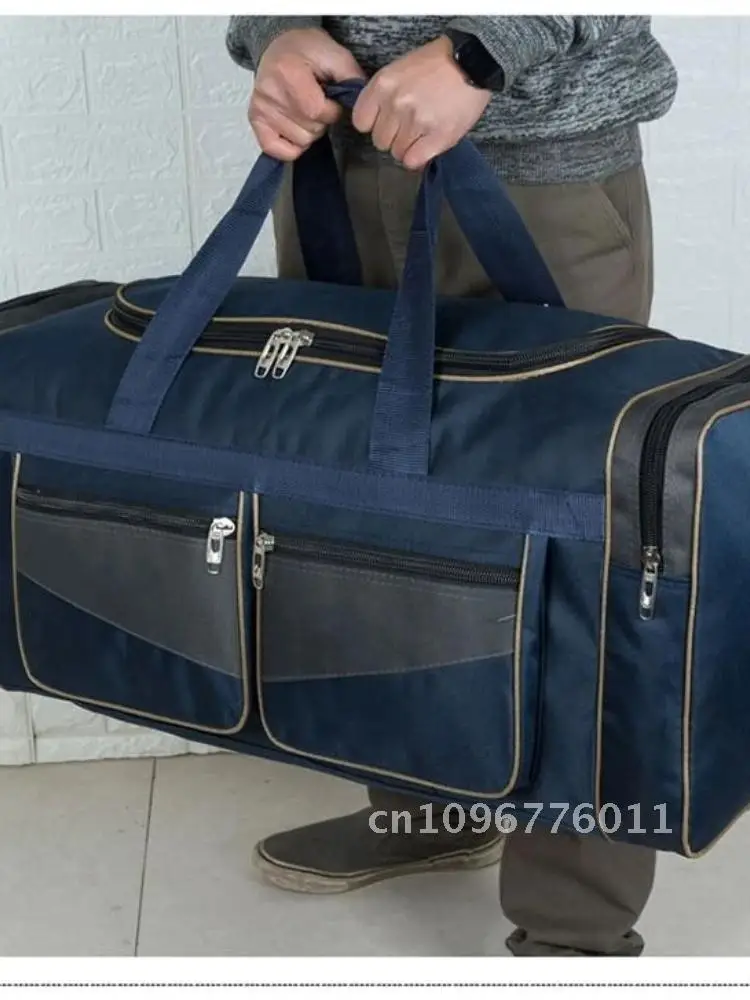 大容量メンズトラベルバッグ防水ビッグダッフルバッグ荷物用女性ハンドパッキングバッグ収納 bolsos 週末オックスフォード旅行