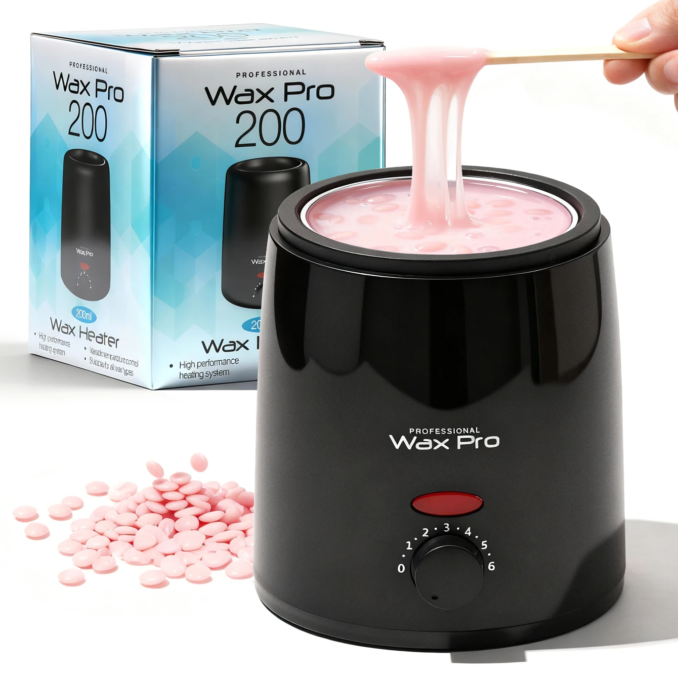 Professional Wax Heater Temperature Control Adjustable Wax Melting Furnace Rapid Heating Easy to Clean The Whole Body Epilator