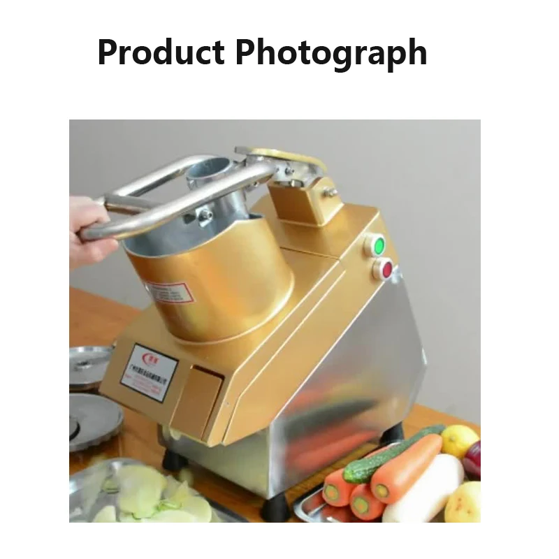 220V/110V Household Potato Shredded Shredder Kitchen Commercial Electric Multi-function Vegetable Shredded Radish Lemon Slicer