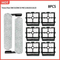 For Tineco Floor One S5 Pro 2/ Floor ONE S5/ S5 Extreme Smart Vacuum Cleaner Replacement Brush Rollers and HEPA Filters