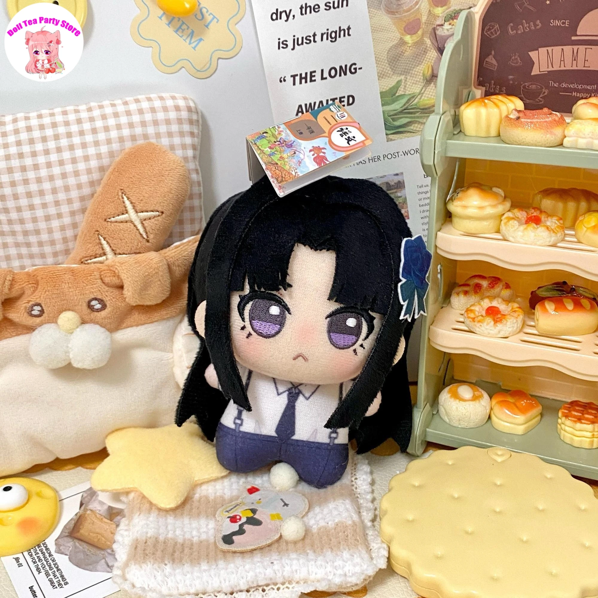 Anime GIRLS BAND CRY SUBARU AWA Kreskówkowy Nadruk Bawełniany Wisiorek z Lalką Brelok Zabawka 10cm Pluszowa Lalka w Kształcie Rozgwiazdy Figurki Prezent