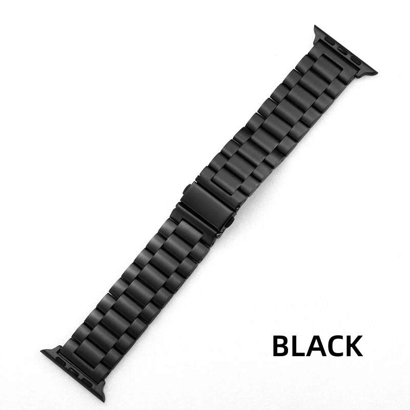 Roestvrij stalen band voor Apple Watch Band 38/42mm 41mm 40/44mm 45mm 49mm serie 9 8 7 6 SE Ultra 54321 op iwatch metalen armband