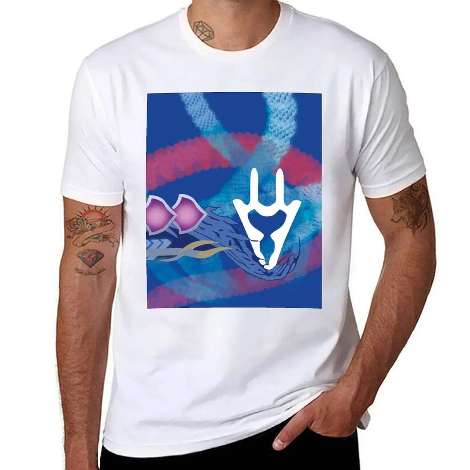 

FFXIV Dragoon Job Mat T-Shirt Casual Work Wear T-Shirt