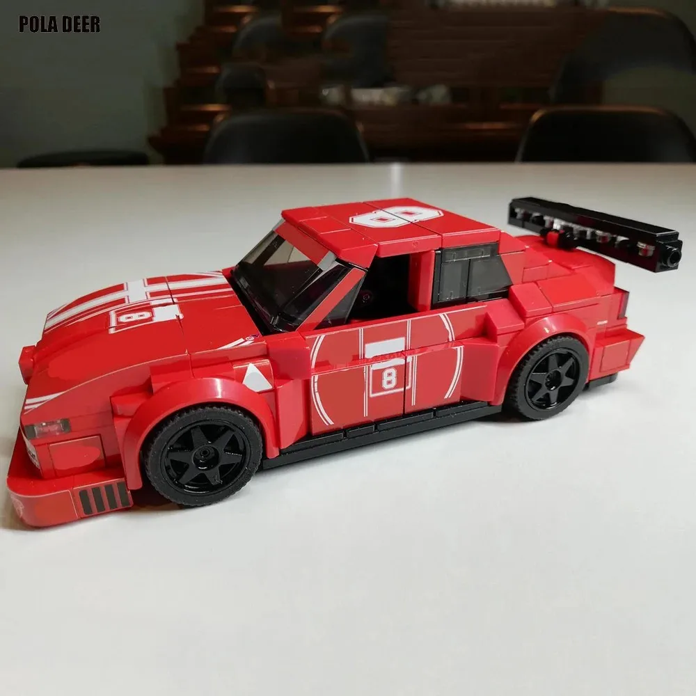 MOC 379ピース DIY チャンピオンRVシリーズ アルファ155 V6 TI DTM クリエイティブな個性を表現するビルディングブロック パズル組み立てモデル おもちゃ フェスティバルギフト