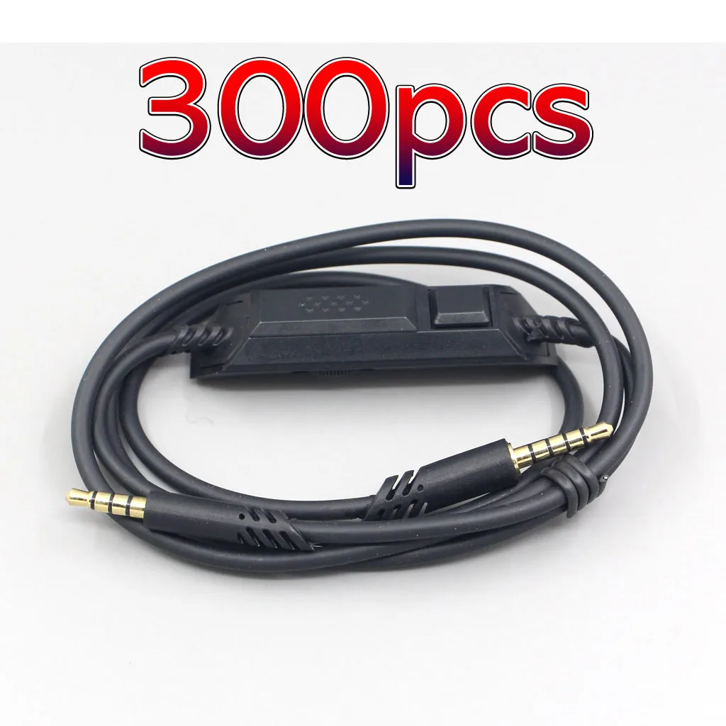 LN006827 300pcs New Type Volume Control Gaming Headphone Cable For Logitech Astro A10 A40 A30 A50 Xbox One Play Station PS4