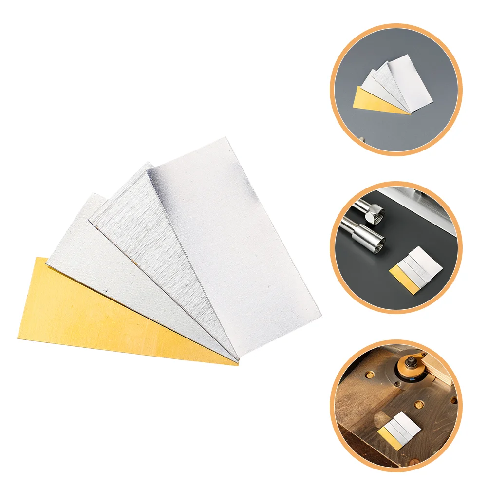 

8 Pcs Experiment Materials Copper Zinc Anode Fruit Parts Strip Aluminum Primary School