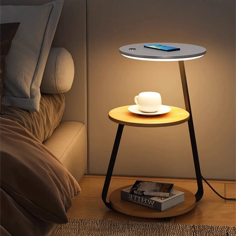Bedroom bedside table lamp wireless charging network touch on floor lamp LED lamp bedroom living room floor lamp desk lamp bedsi