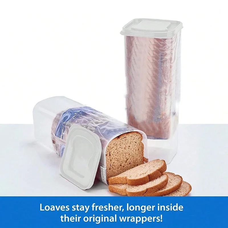 Bread Crisper Boxes, Toast Bread Storage Boxes, Sandwich Sealed Boxes, Refrigerator Frozen Food Storage Jars, Food Crisper Boxes