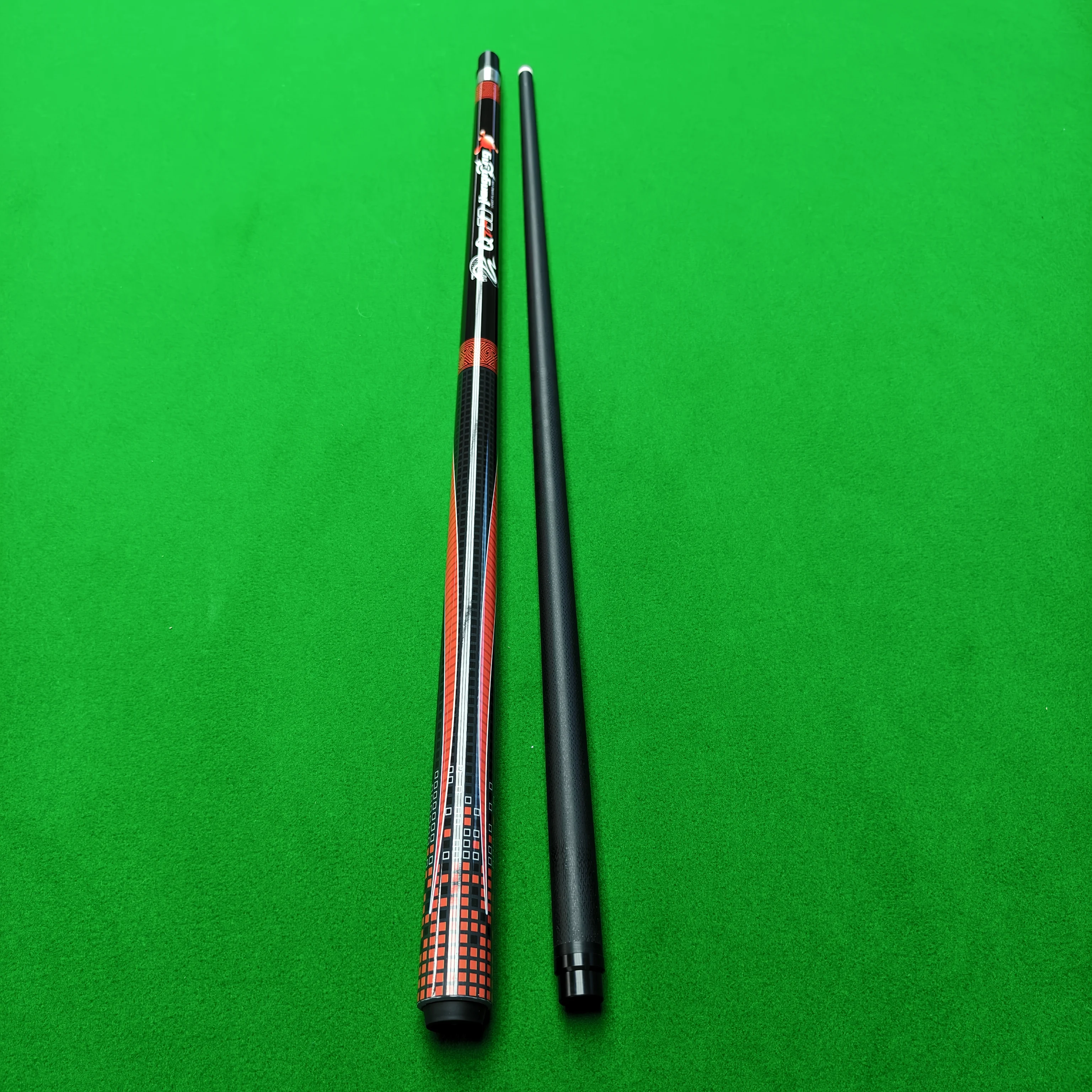 

Карбоновый бильярдный кий 1/2 шт. с изысканными узорами, шарнир из углеродного волокна из нержавеющей стали, бильярдный кий для продажи