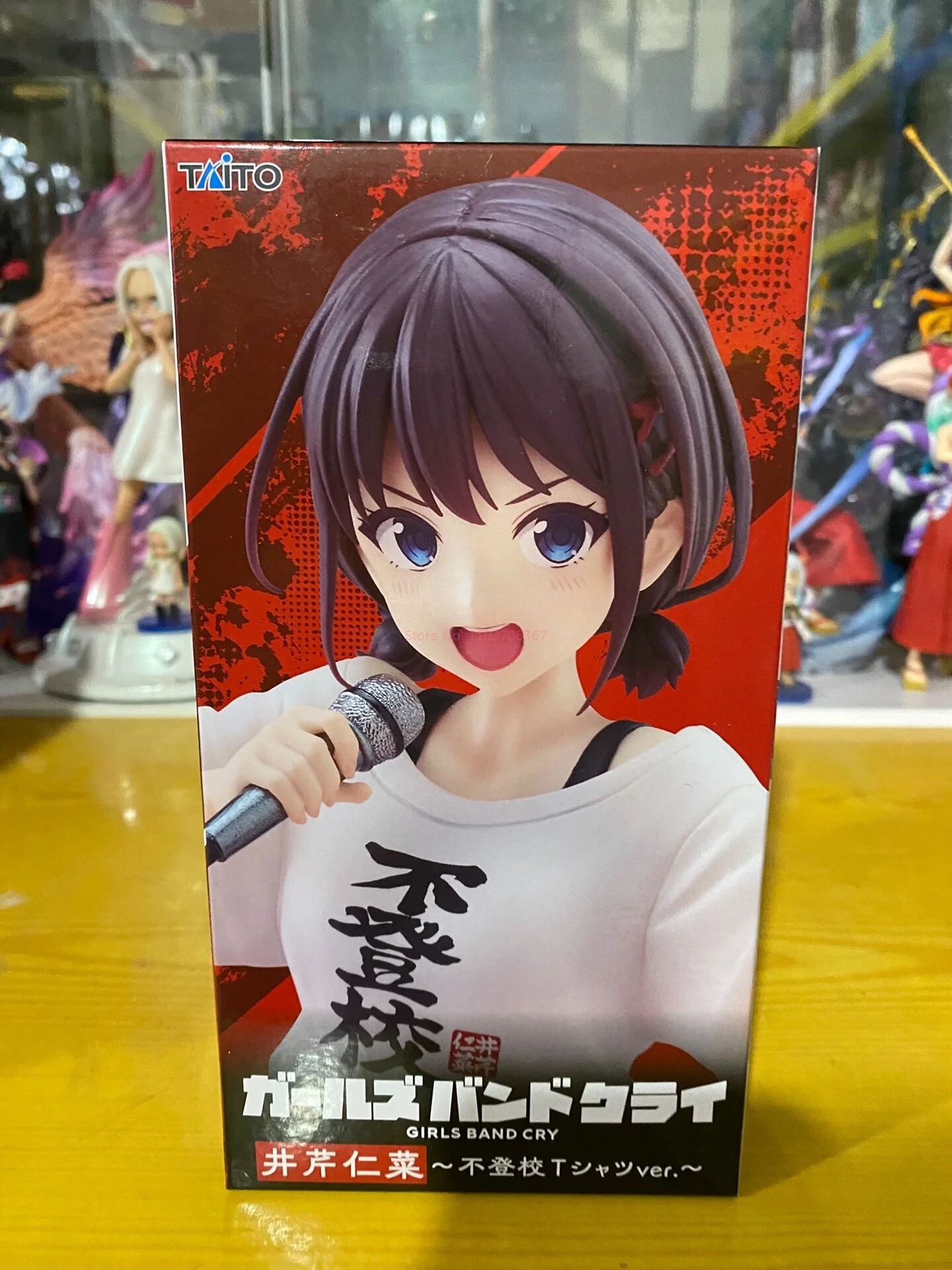 

Оригинальная футболка Taito Coreful Girls Band Cry Iseri Nina School Refusal Ver. Коллекционная фигурка аниме-персонажа 18 см, подарок