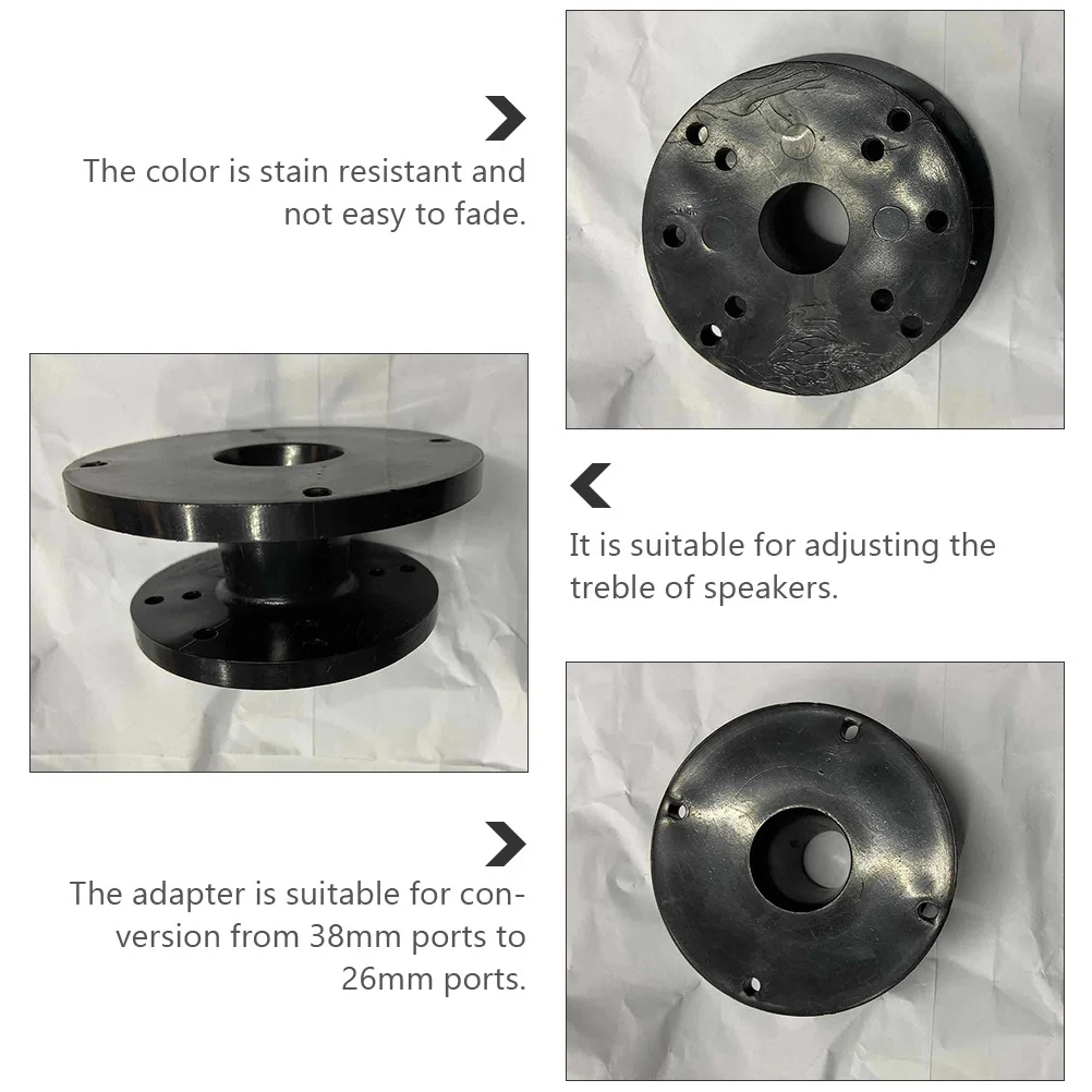 

2Pcs Car Speaker Spacer 38mm to 26mm Best Replacement for Old Broken Adapter Ring Mounting Spacer Car Speaker Spacers