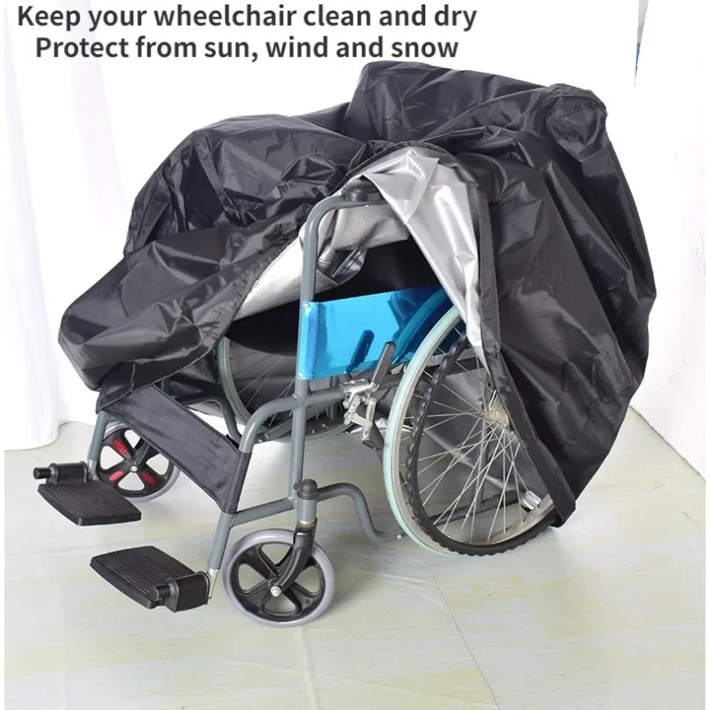 Wheelchair Protection Cover Proof Dust Rain Waterproof Cover Elderly Electric Scooter Sunscreen Universal Durable Oxford Cloth