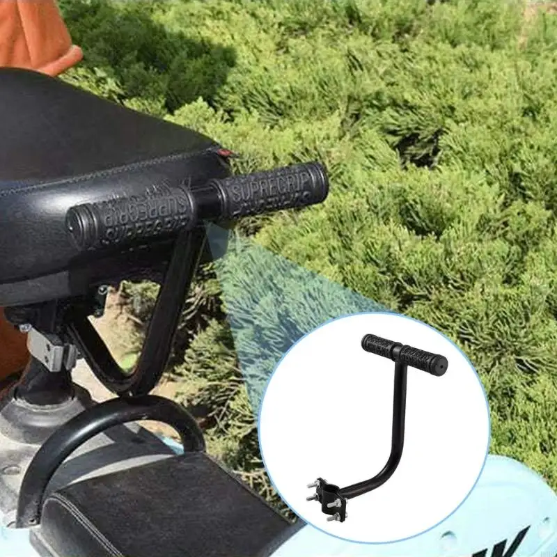 652F Bicycles Children Armrest Safety Handle Grip Bikes Steerer Control Seats Handle Back Seats Handle Rear Seats Armrest - Image 4