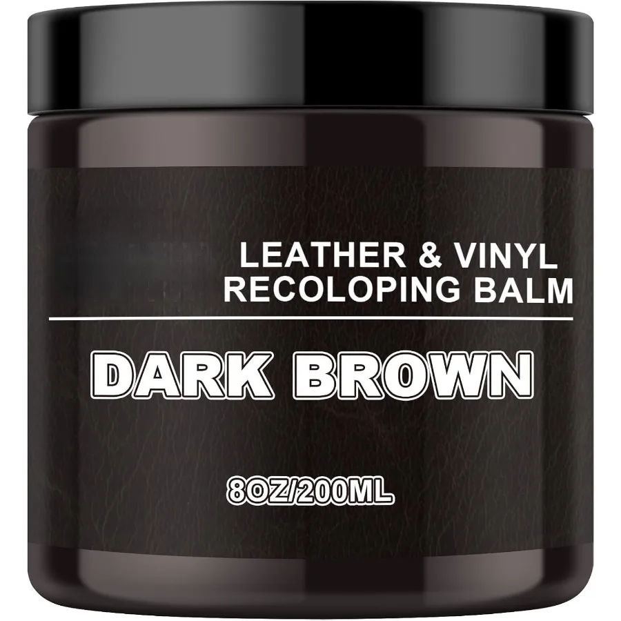 

Leather Recoloring Balm, Leather Repair Kit for Furniture, Leather Dye, Leather Color Restorer for Couches, Leather Couch Paint | Repair, Restore Faded & Scratched Leather