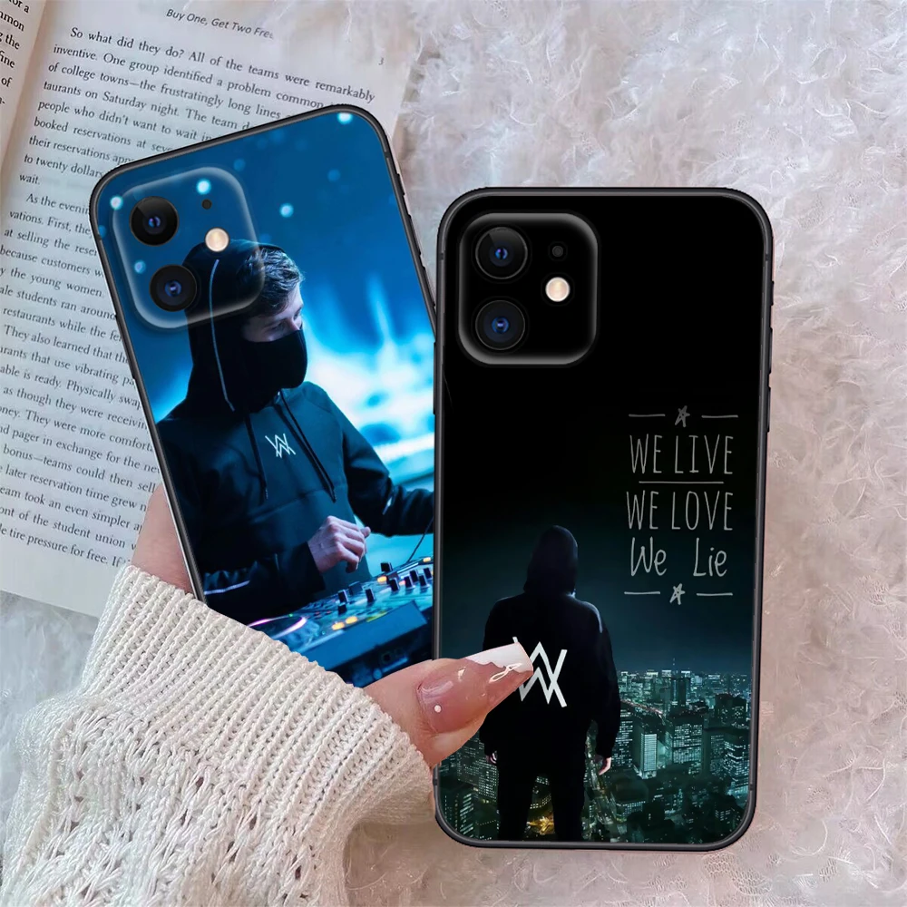 A-Alan Walker logo DJ Soft Case for Huawei Y5P Y6P Y7A Y8P Y9A Y6 Y7 Y8S Y9S Y9 Prime Nova 9 9I 4E 5T 7 Mate 10 Lite 20 Pro P30