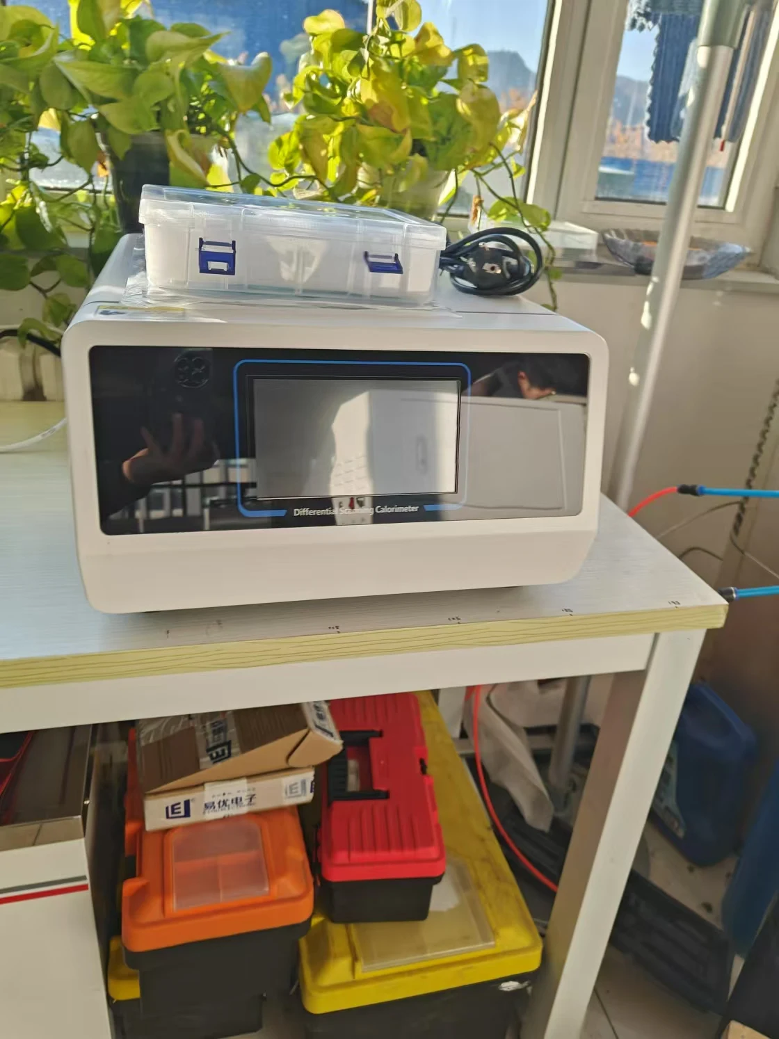 Schmelzpunkt DSC Messgerät Differentialscanning Kalorimeter