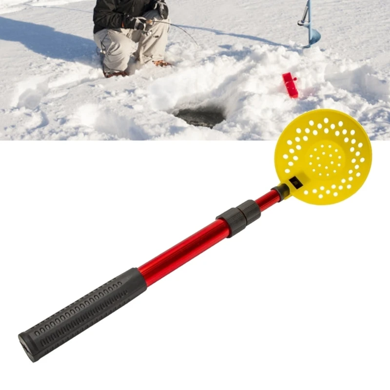 Winter Fishing Scooper with Long Handle for Scooping Out Ice While Ice Fishing