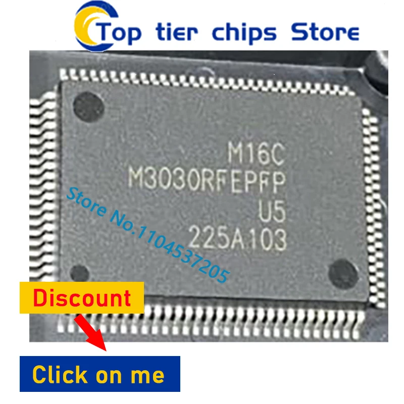 New Original M3030RFEPFP M3030 QFP-128 Microcomputer In Stock 5pcs/lot