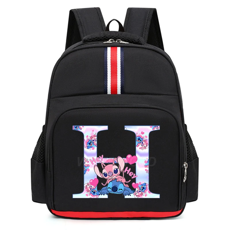 

Kids Backpack High Quality Stitch Cartoon Primary Boys Girls Schoolbag Lilo Stitch Gift Cartoon Anime Waterproof Daily Bagpack