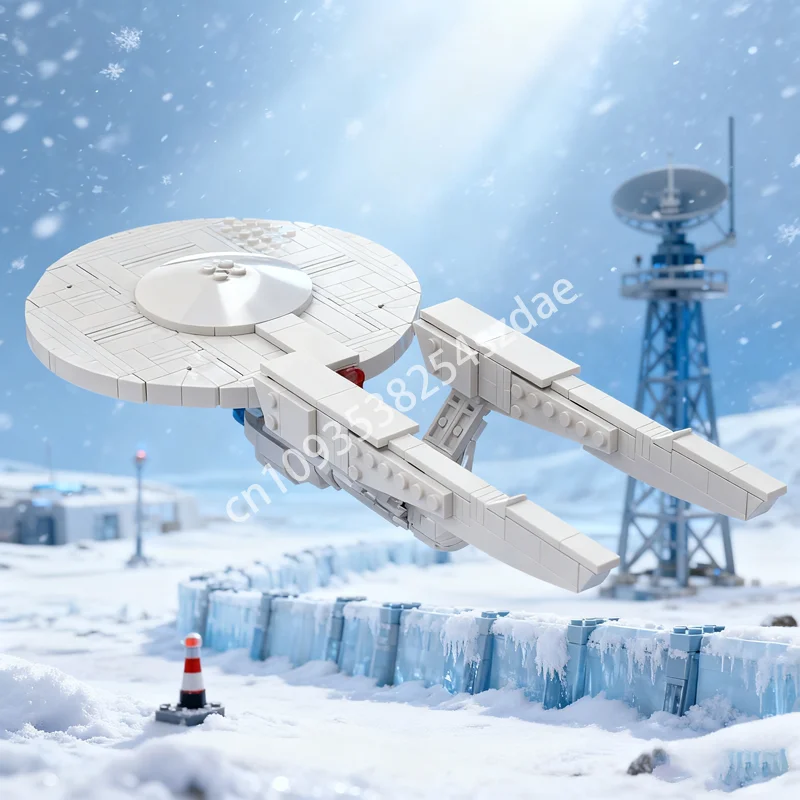 

365pcs MOC Star Trek Constitution Class Kelvin Model Building Christmas Gifts Blocks Assemble Toy DIY Creative Kids Birthday