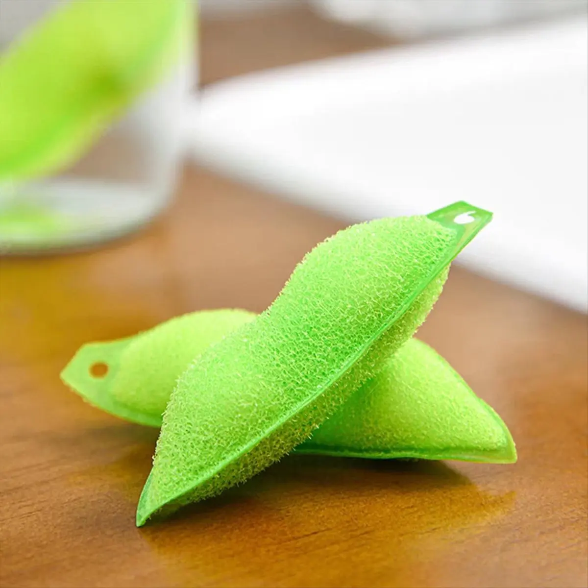 FOR HOME Beans Bottle Cleaner, Bottle Cleaning Sponge, Beans-Shaped Bottle Cleaning Sponge, Reusable Bottle Cleaning Sponge