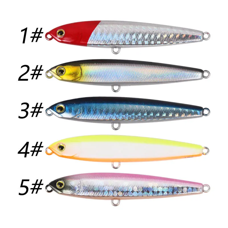 Pencil Sinking Fishing Lure Weights 10g 14g 18g 24g Fishing Tackle Fishing Accessories Saltwater Lures Fish Bait Trolling Lure