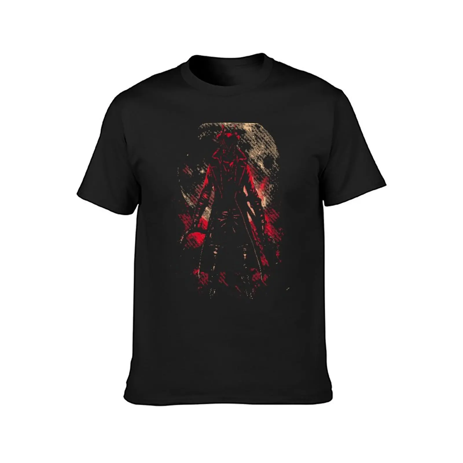 Bloodborne The Hunter T-Shirt sweat plus size tops Aesthetic clothing mens tall t shirts