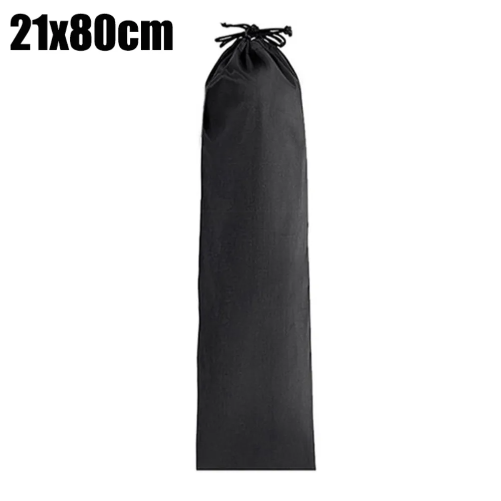 Travel Bag Nylon Storage Bag Extra Long Black Drawstring Pouch Waterproof Travel Organizer