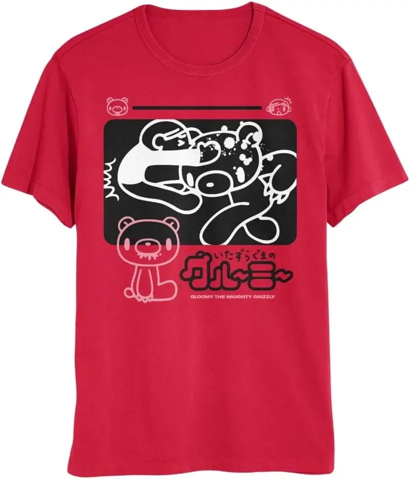 Isaac Morris Limited Gloomy Bear Punch Mens and Womens Short Sleeve T-Shirt