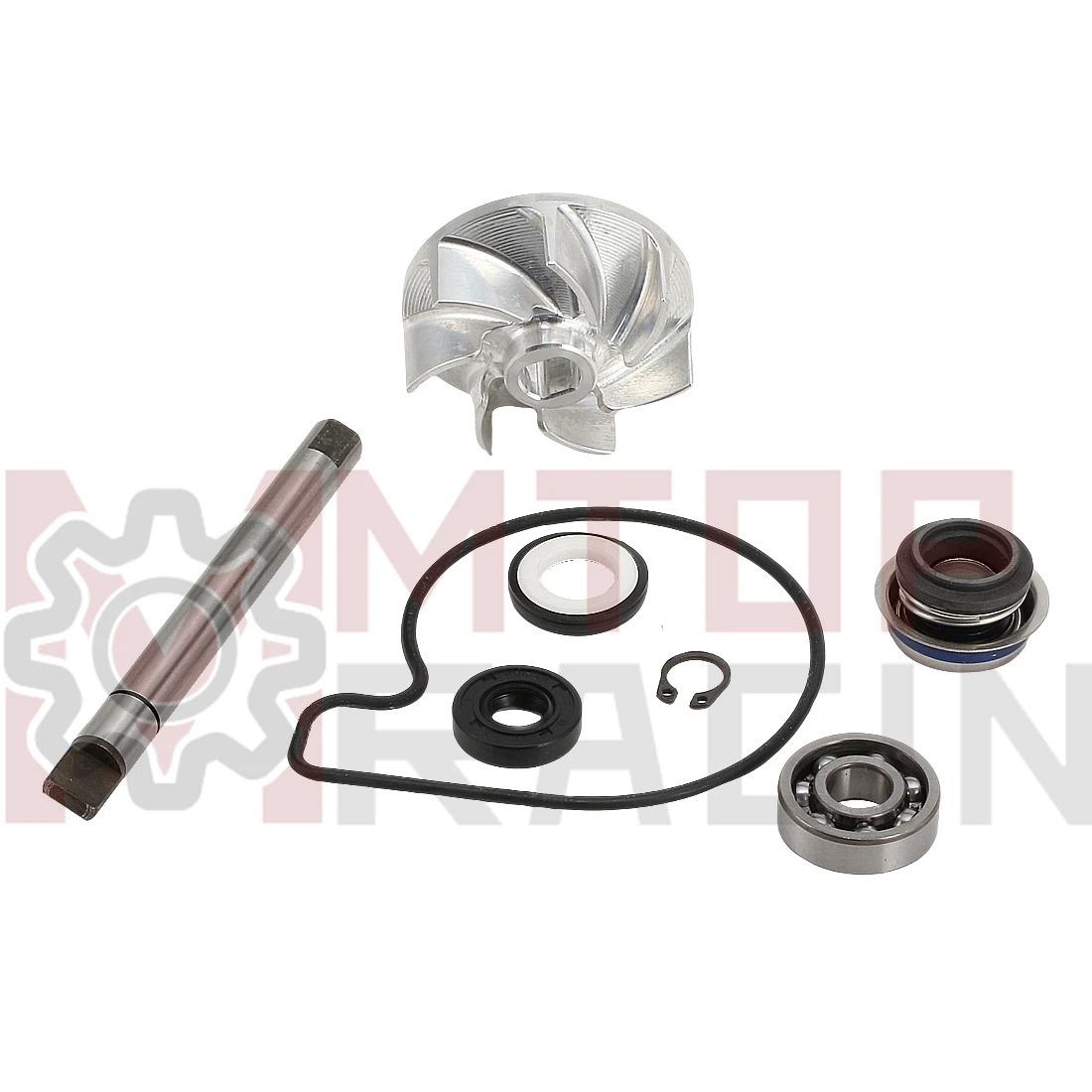 17418-38400 17491-16700 Water Pump Repair Kit For Suzuki GSXR250 1988-1989 GSX-R400 1990-1994 Mechanical Oil Seal O-ring