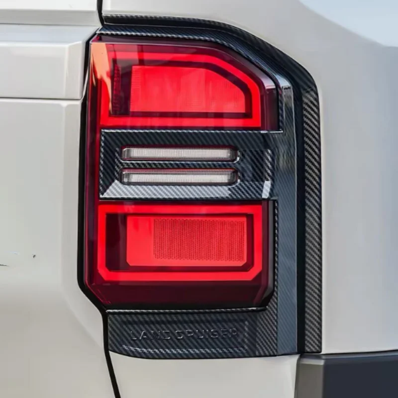 Fit For Toyota Land Cruiser 250 Prado LC250 2024 -2025 Car Styling Tail Light Frame Rear Fog Lamp Cover Accessories Protector