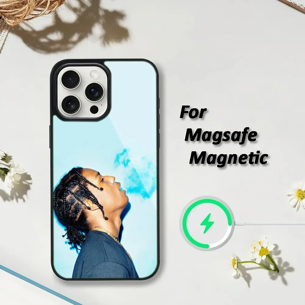 Asap R-Rocky Phone Case For iPhone 16,15,14,13,12,11,Plus,Pro,Max,Mini Magsafe Magnetic Wireless Charging