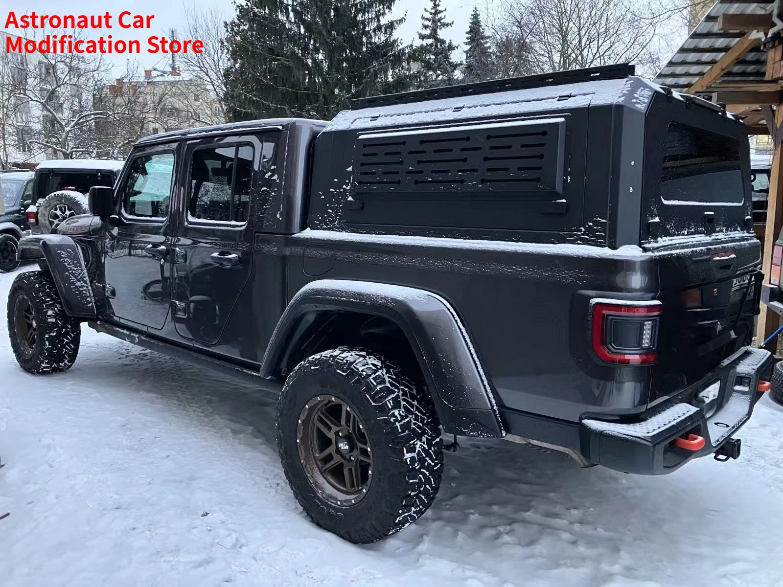 

Heavy-Duty Waterproof Aluminum Hardtop Tonneau Canopy - for Jeep Gladiator Pickup