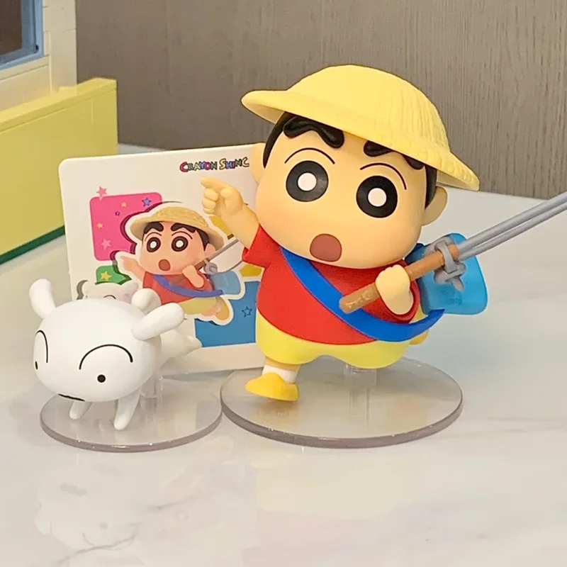 

New Product Genuine Crayon Shin-Chan Summer Battle Series Blind Box Vinyl Plush Design Doll Desktop Decoration Festival Gift