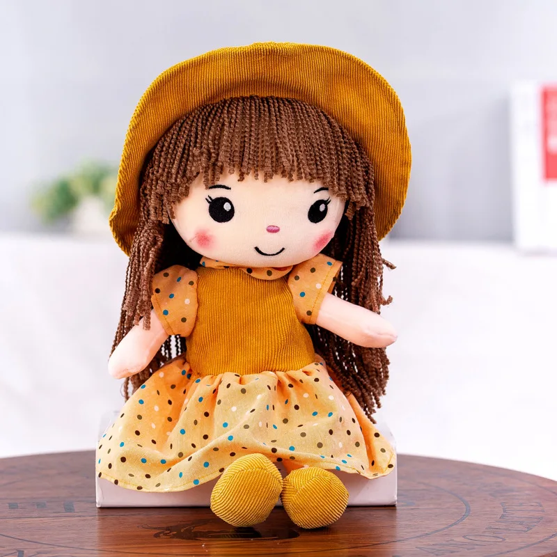 40cm Princess Doll Stuffed Plush Toy Girl\'s Kids Birthday Gift Wedding Rag Doll Kawaii Baby for Girl Children