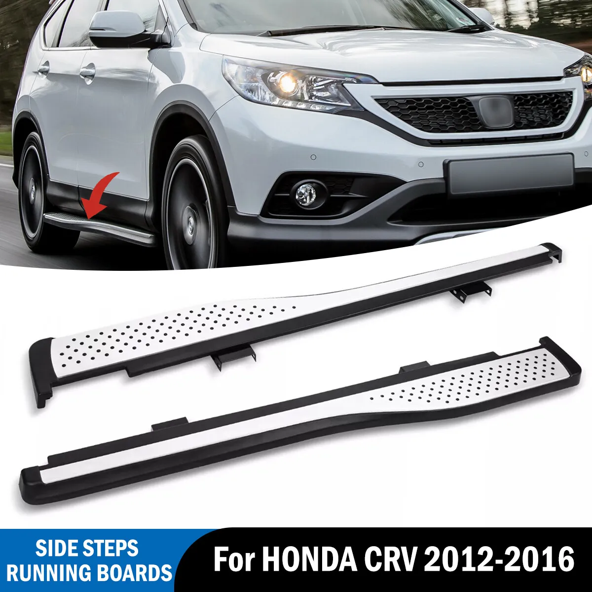 For 2012 2013 2014 2015 2016 Honda CR-V CRV Running Boards Side Steps Nerf Bars
