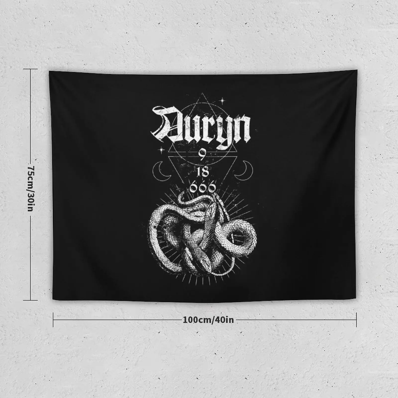 Auryn - Do what thou wilt - Eldritch Dreamer - Lovecraftian Cthulhu mythos wear Tapestry Room Design Tapestry